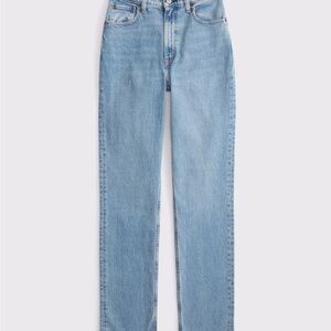 Abercrombie Curve Love 90’s straight ultra high rise jeans size 30 long